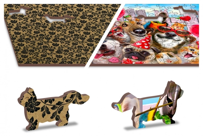 Leseni puzzle Čas za zabavo 600 kosov
