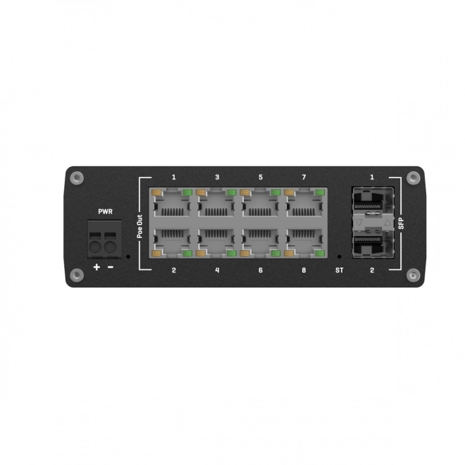 Industrijski vodeni preklopnik TSW202 2xSFP 8xPoE+ L2/L3