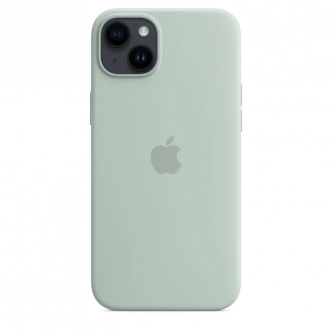 Silikonski ovitek s MagSafe za iPhone 14 Plus - agava
