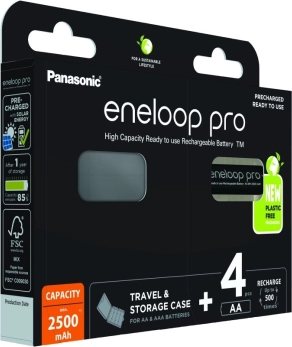 Eneloop PRO Akumulator AA 2500 mAh 4 kosi s škatlico