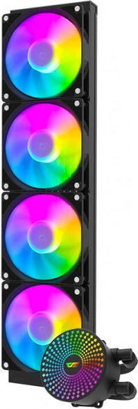 Vodno hlajenje z RGB osvetlitvijo Darkflash DC480 črno