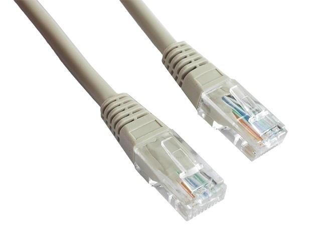 Patch kabel kategorije 5e siv 10m