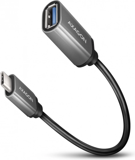 AXAGON RUCM-AFAC kabelski adapter USB‑C na USB‑A, 0,2 m, 3 A, aluminijasti zaključki