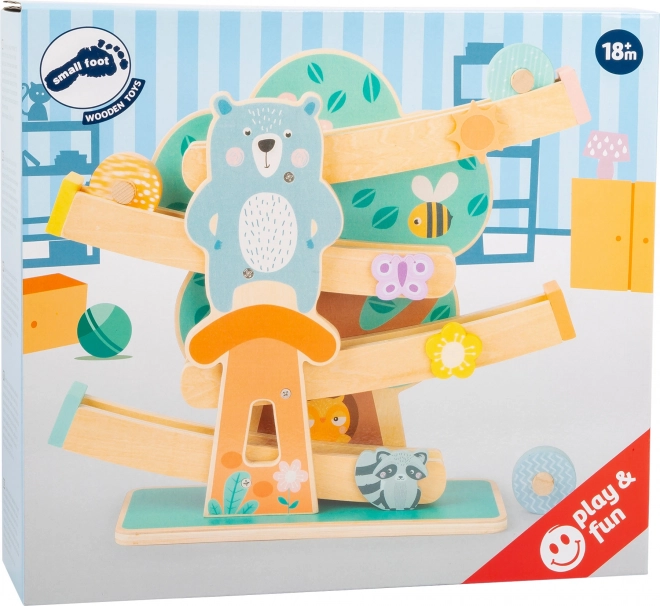 Small Foot Lesena steza v pastelnih barvah