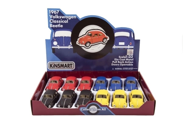 Kovinski model KINSMART VOLKSWAGEN Beetle na poteg nazaj 13 cm
