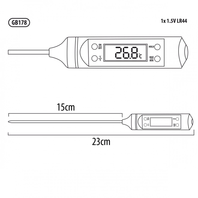 Kuhinjski termometer GreenBlue