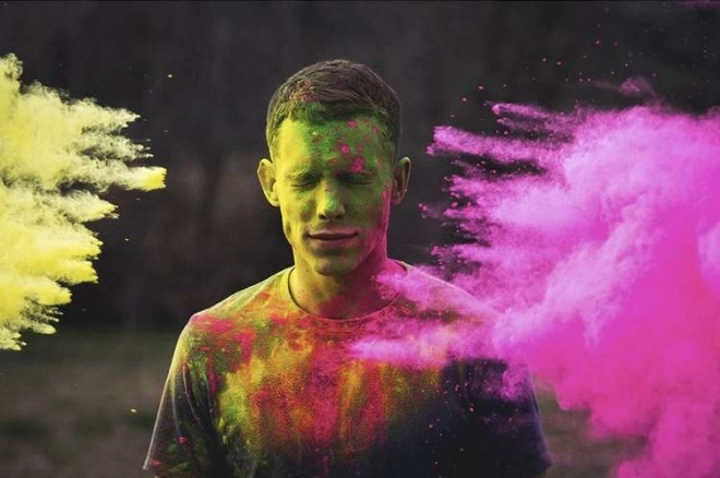 Barvni prah Holi - 6 x 100 g