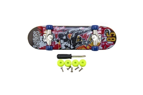 Skateboard za prste s pripomočki - 9 cm