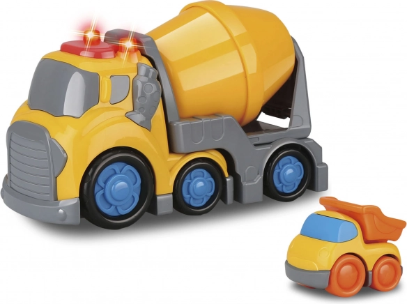 Kiddy betonski mešalec z učinki in mini prekucnik