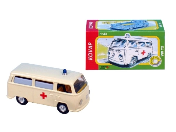 Kovap retro reševalno vozilo VW 1:43