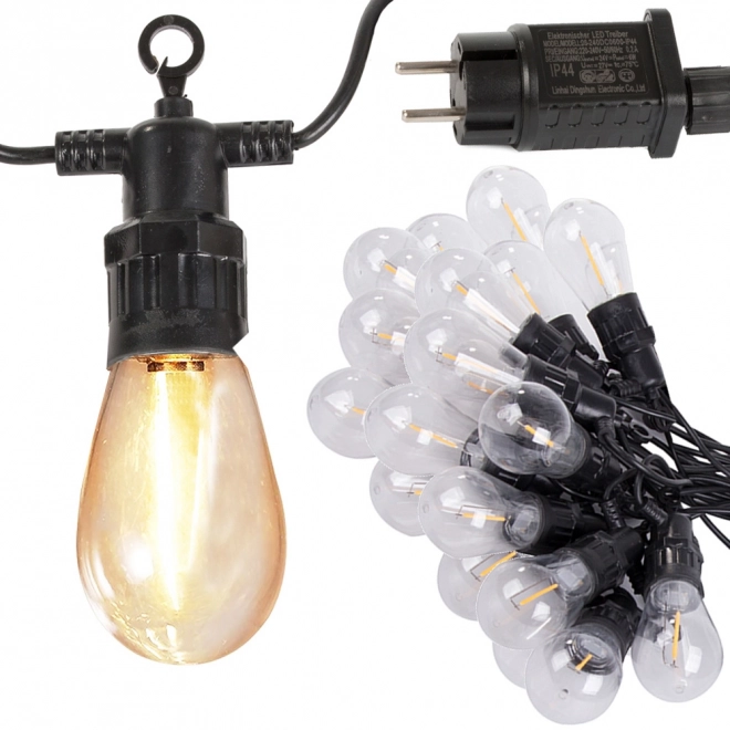 Vrtna svetlobna girlanda z 20 LED žarnicami