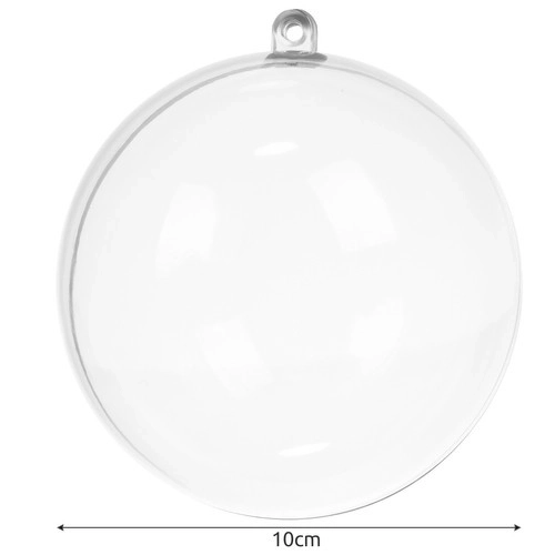 Prozorne okraske 10 cm - set 5 kosov Ruhhy 22276