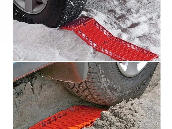 Zložljive proti zdrsu podlage za avto v terenu, 2 kosa