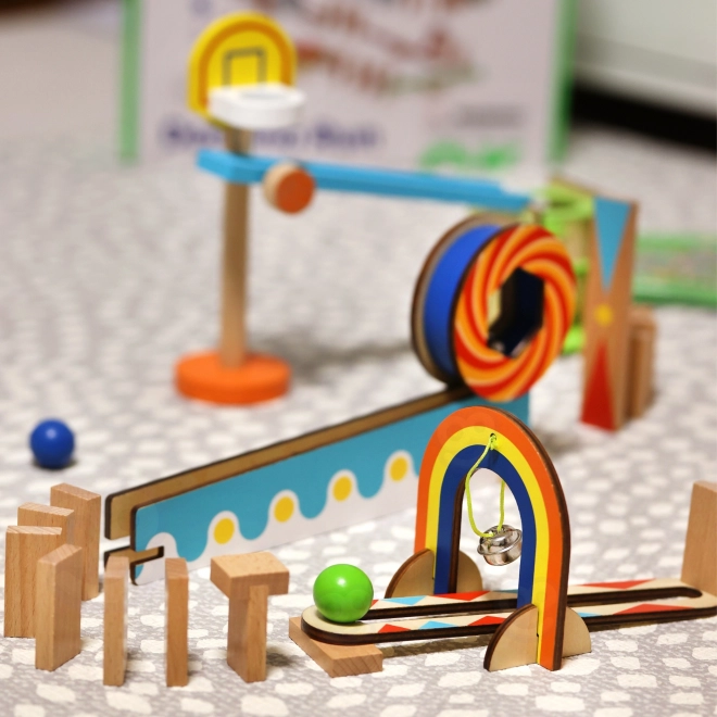 Lesene gradbene kocke domino 2F domino sestavljanka Tooky Toy