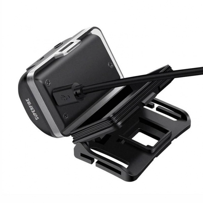 Naglavna svetilka Superfire z USB polnjenjem 320lm