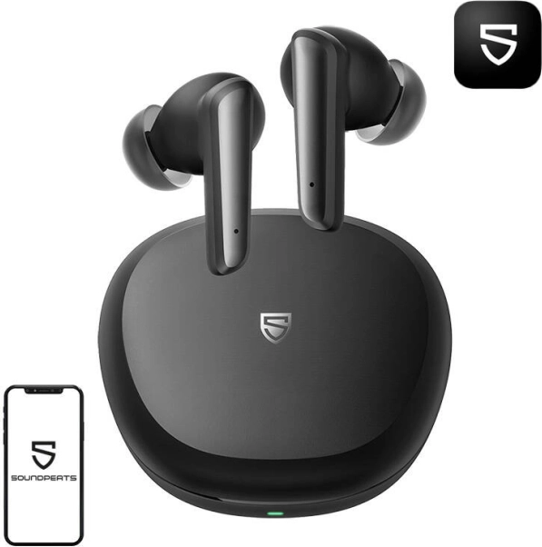 Brezžične slušalke SoundPEATS Life Lite črna
