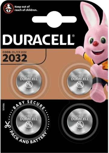 Baterije Duracell CR2032 4 kos