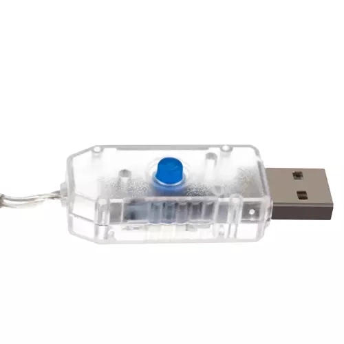 Svetlobne zavese 108LED USB - hladno bela KŚ19770