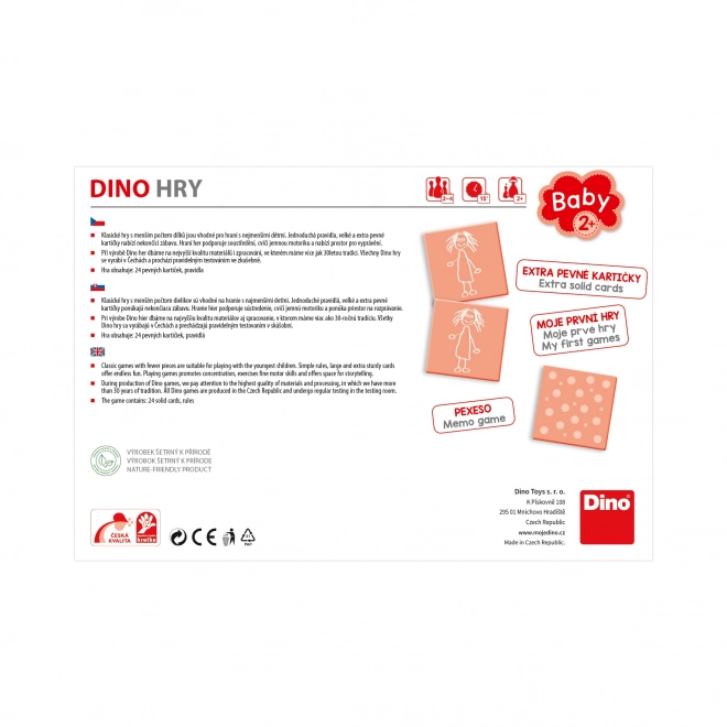 Otroški Pexeso Krteček od Dino