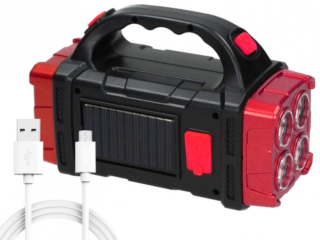 Prenosna solarna LED svetilka s powerbanko
