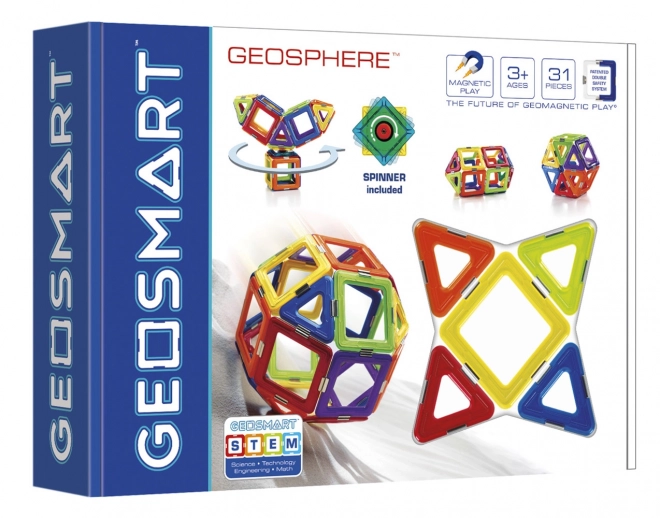 Magnetna konstrukcijska igrača GeoSmart GeoSphere - 31 delov