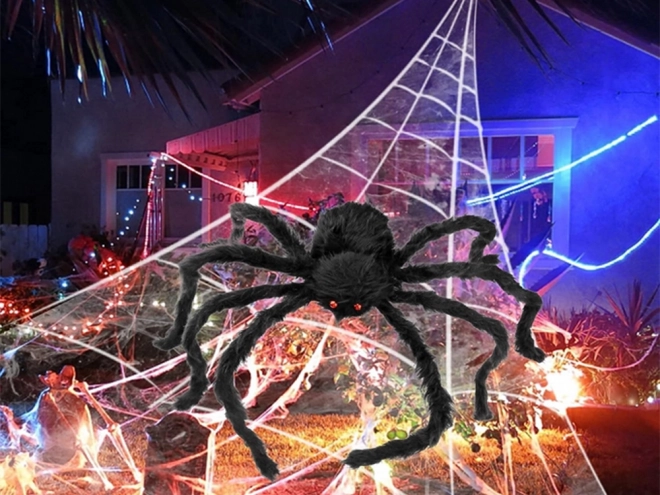 Halloween velikanski okrasni pajek tarantela
