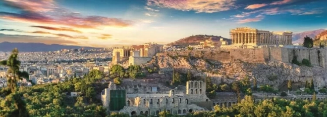 Panoramski pogled na Akropolo