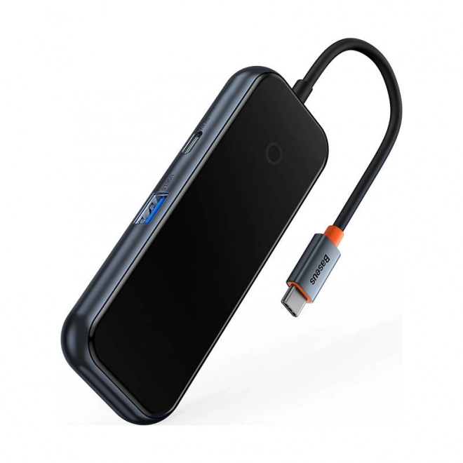 Baseus Hub USB-C na 4x USB 3.0 temno siva