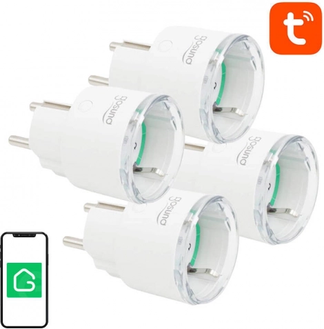 Pametna Wi‑Fi vtičnica z merjenjem porabe GOSUND SP111 3680 W 16 A – 4‑paket
