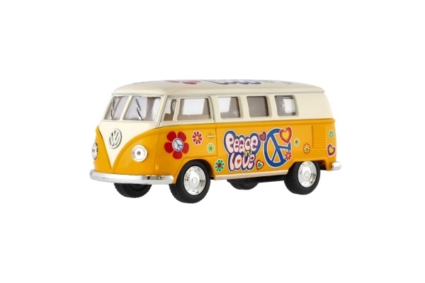 Avtobus Kinsmart VW Klasičen kov/plast 13cm na vzmetni pogon