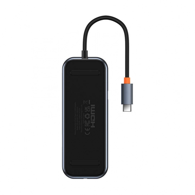 Baseus Hub USB-C na 4x USB 3.0 temno siva
