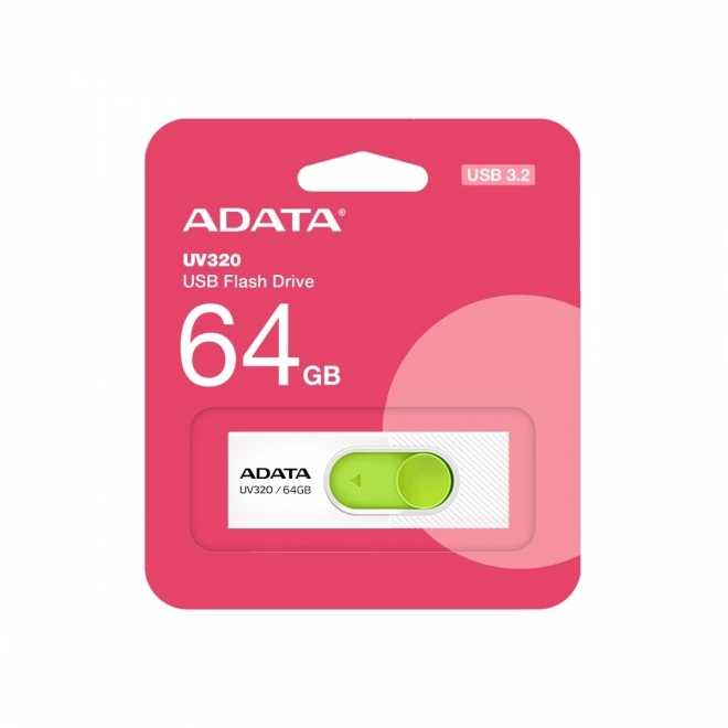 Flash disk UV320 64GB USB3.2 bel in zelen