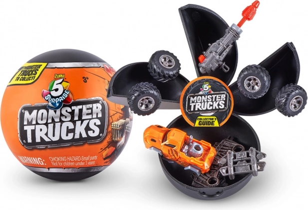 5 SURPRISE Monster Trucks – zbirateljska kapsula s presenečenjem