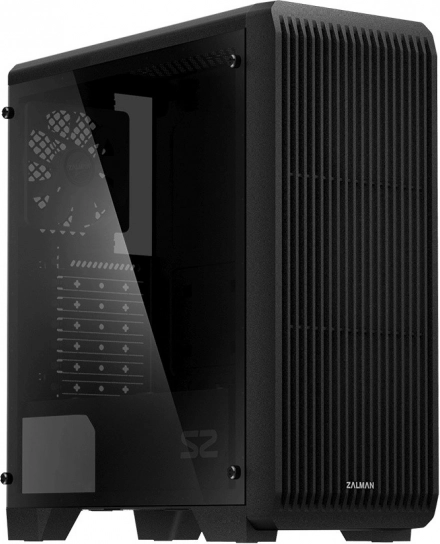 Računalniško ohišje ATX Mid Tower s steklom in 3 ventilatorji