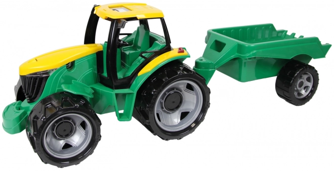 Lena traktor brez žlice in bagra s prikolico
