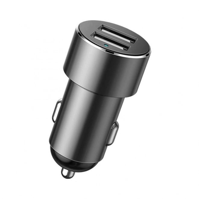 Vtičnica za vžigalnik z razdelilnikom 2xUSB 3,1A 100W - črna