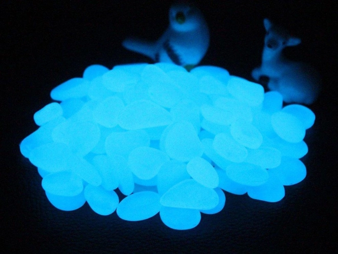 Fluorescenčne svetlikajoči kamenčki za vrt in gospodinjstvo