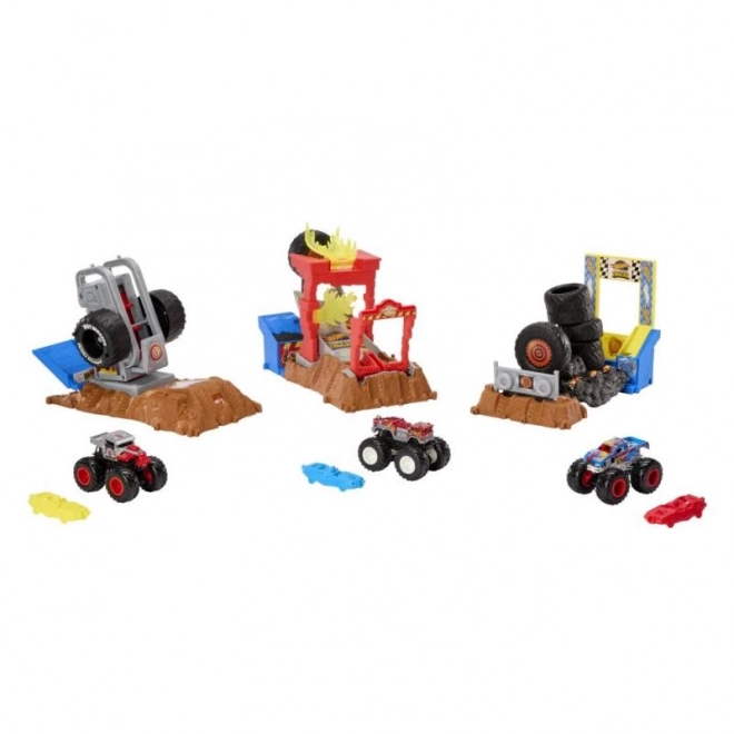 Hot Wheels Monster tovornjak aréna - dirkalni izziv igralni set HNB87 – HW Tiger Shark
