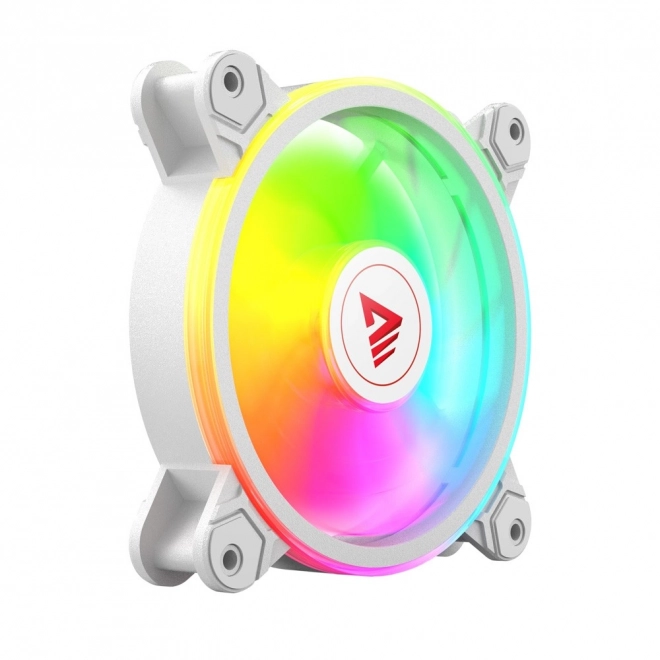 FAN-01 Belo 4-komplet 120mm ARGB ventilator vključno s krmilnikom in daljinskim upravljanjem