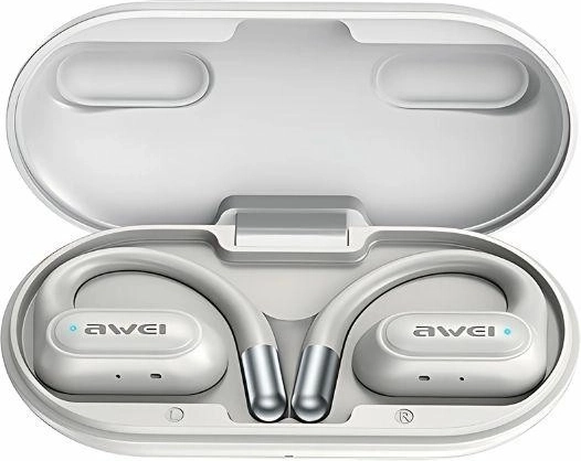 Brezžične slušalke Bluetooth 5.4 v beli barvi