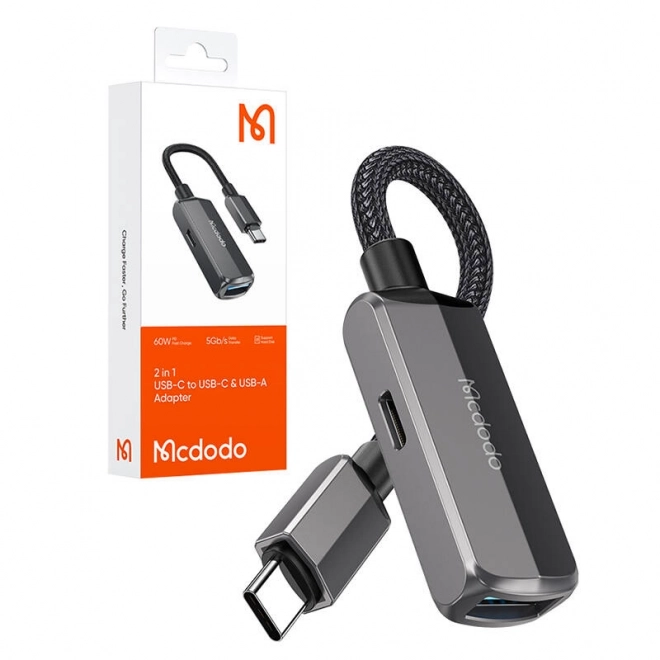 OTG adapter 2 v 1 USB-C na USB-C in USB-A