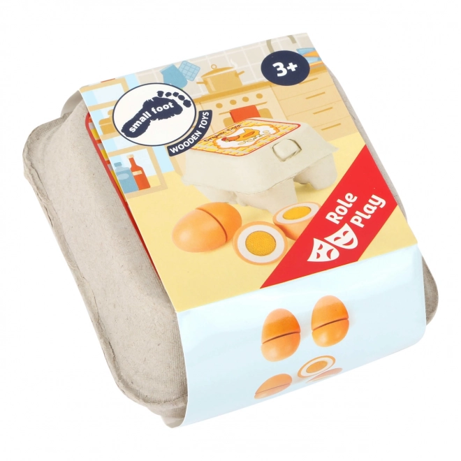 Small Foot Lesena komplet jajc