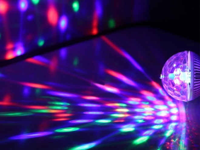 LED rotacijska disko krogla E27
