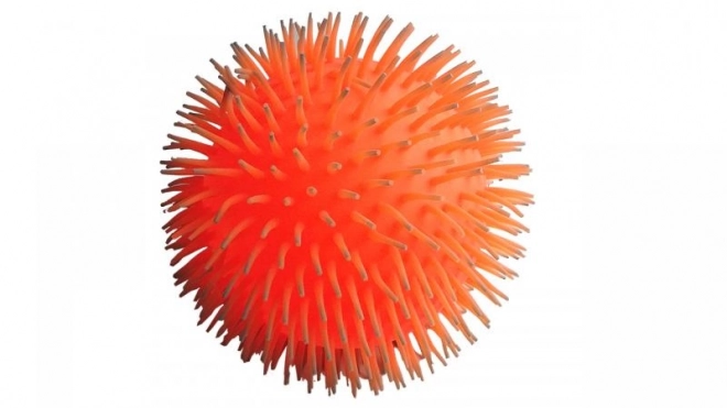 Kosmat balon z melirane svetleče tkanine