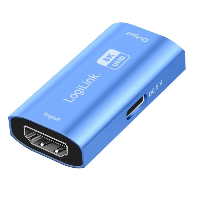 Ponovilec HDMI 8K/60HZ HDCP2.3, moder aluminij