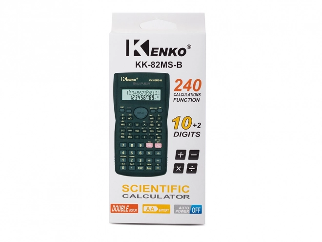 Znanstveni matematični pisarniški kalkulator Kenko s 240 funkcijami