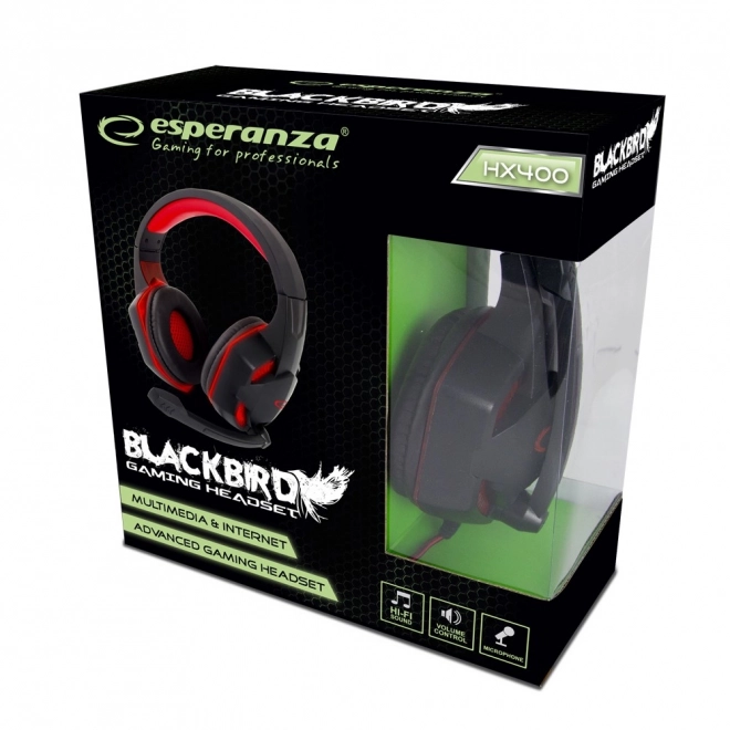 Igralne slušalke z mikrofonom Blackbird