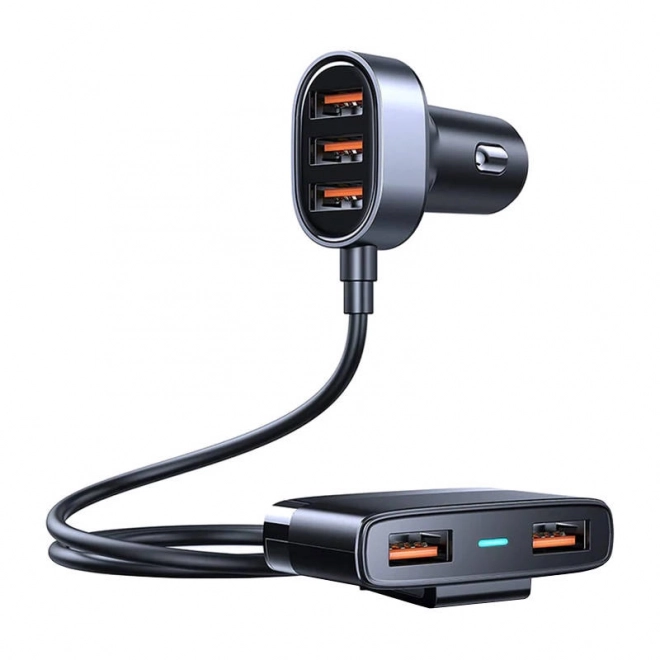 Avtopolnilec Joyroom JR-CL03 5 USB vrat (črna)