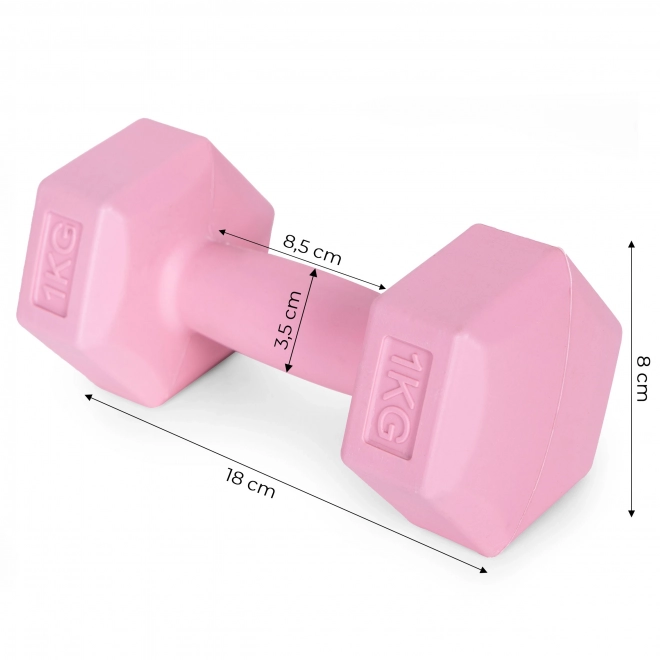 Roza uteži 2x1 kg ModernHome