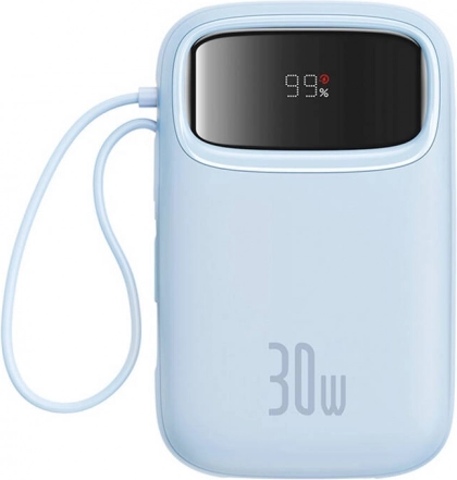 Powerbanka Baseus Qpow 2 10000 mAh 30 W z 2x USB‑C, modra